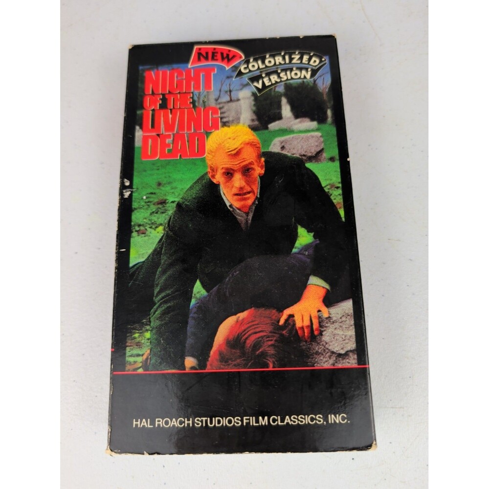 Night Of The Living Dead New Colorized Version VHS 1986 HAL ROACH STUDIOS NEW